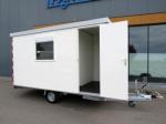 Proline Schaftwagen enkelas 400x200x210cm 1450kg met magazijn